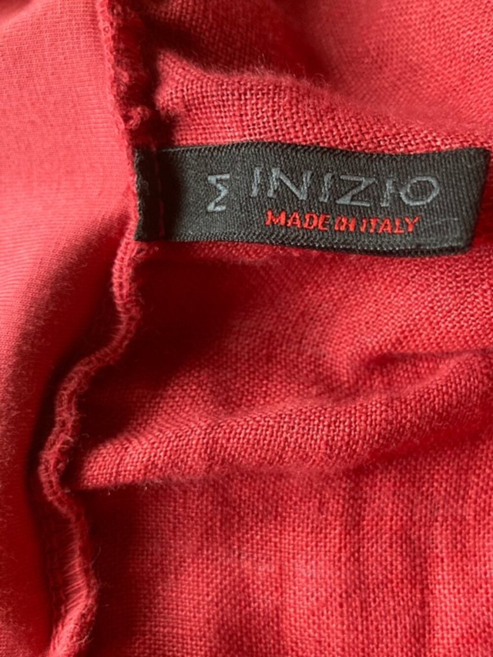 Inizio Linen Magice pocket Skirt M • Cherry Red • A-Line Pockets Made in Italy - Picture 4 of 5